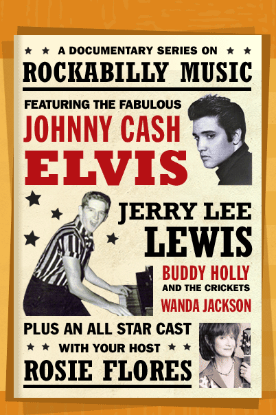 Rockabilly Music Poster